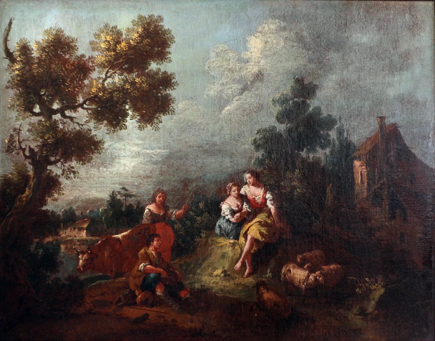 Paesaggio con figure